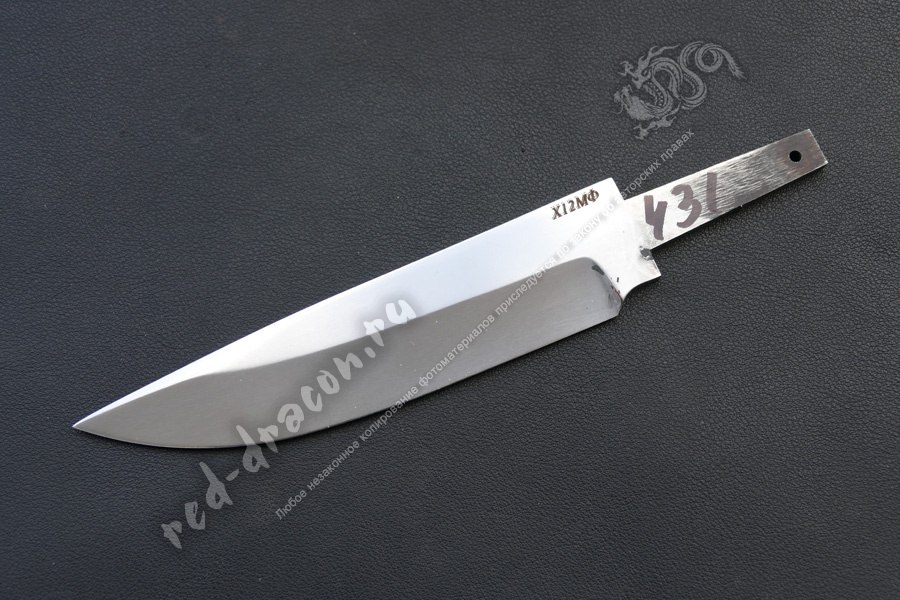 Клинок кованный для ножа Х12МФ "DAS431"