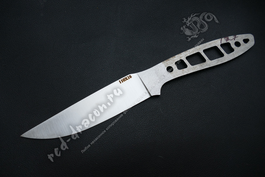 Клинок кованный для ножа 110х18 "СПЕЦ-35"