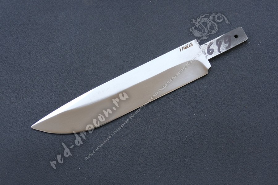 Клинок кованный для ножа 110х18 "DAS649"
